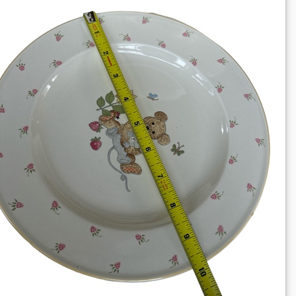Vintage Mikasa TEDDY Bear Children's Dinner Place Setting Plate Bowl - Picture 3 of 7
